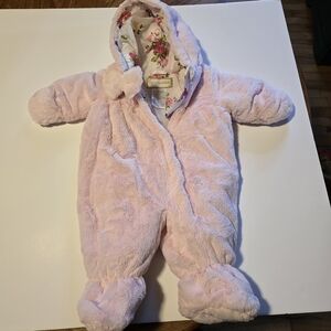 Rothschild Baby Girl Pink Snowsuit 3-6M